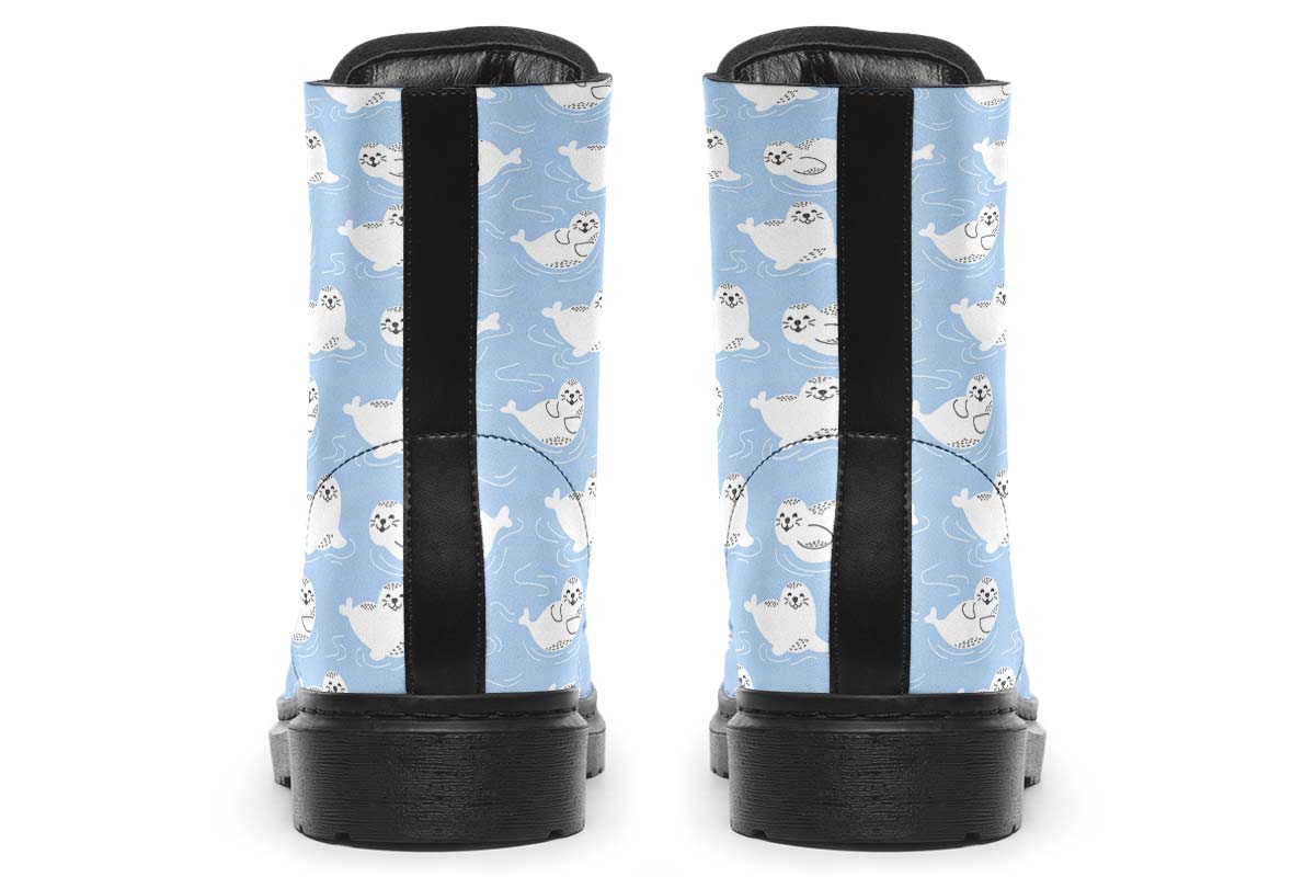 Seal Pattern Boots