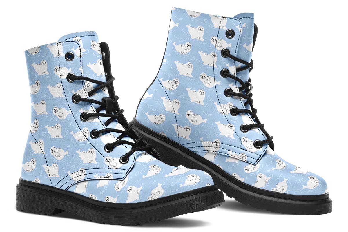 Seal Pattern Boots