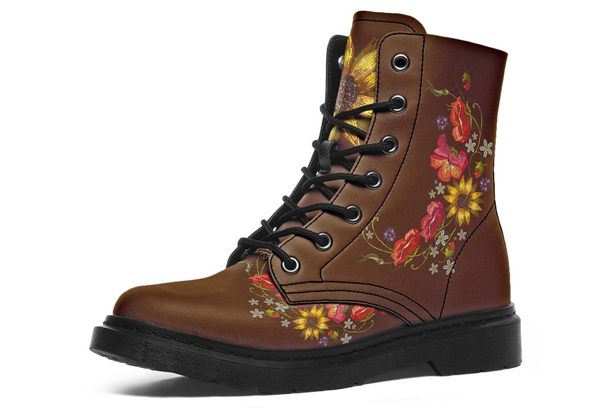 Stitched Sunflowers Premium
