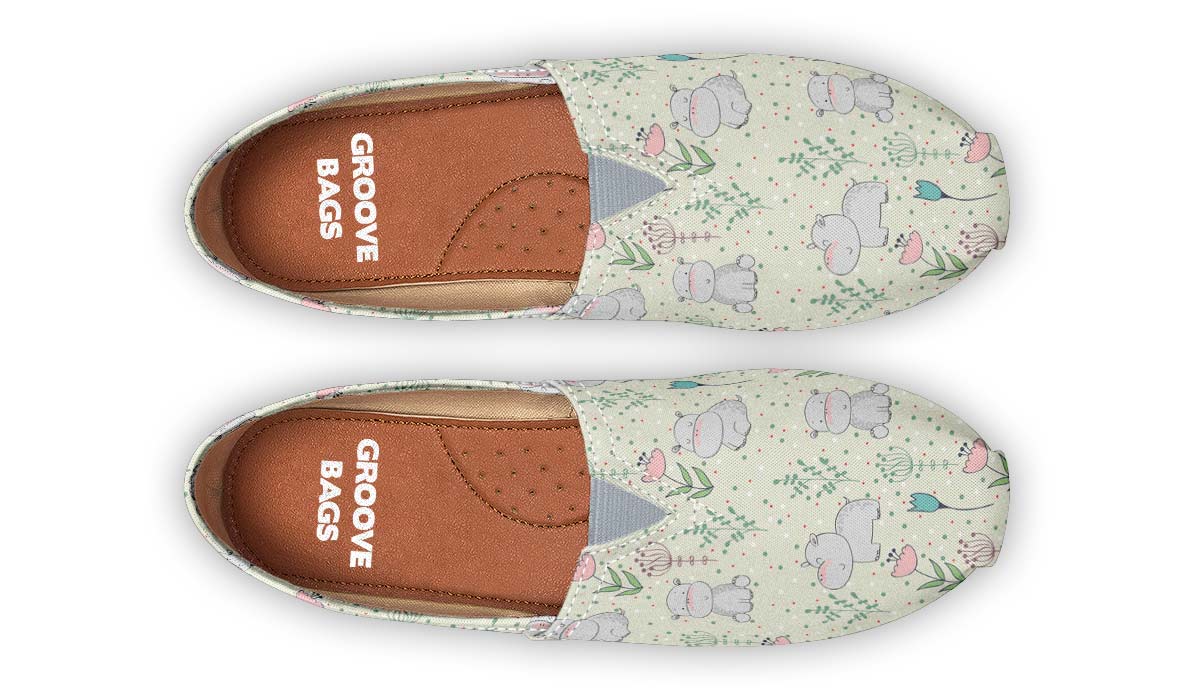 Adorable Hippos Casual Shoes