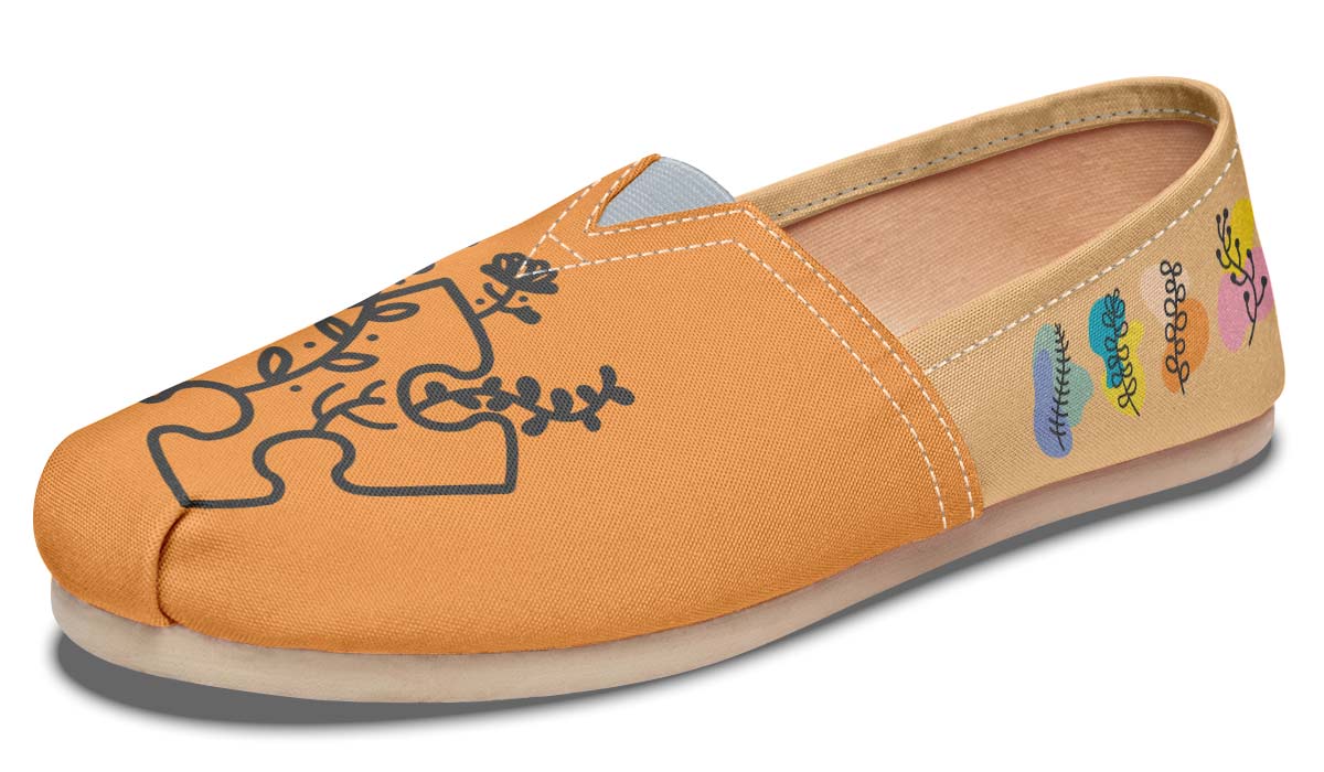 Autism Awareness Puzzle Casual Shoes