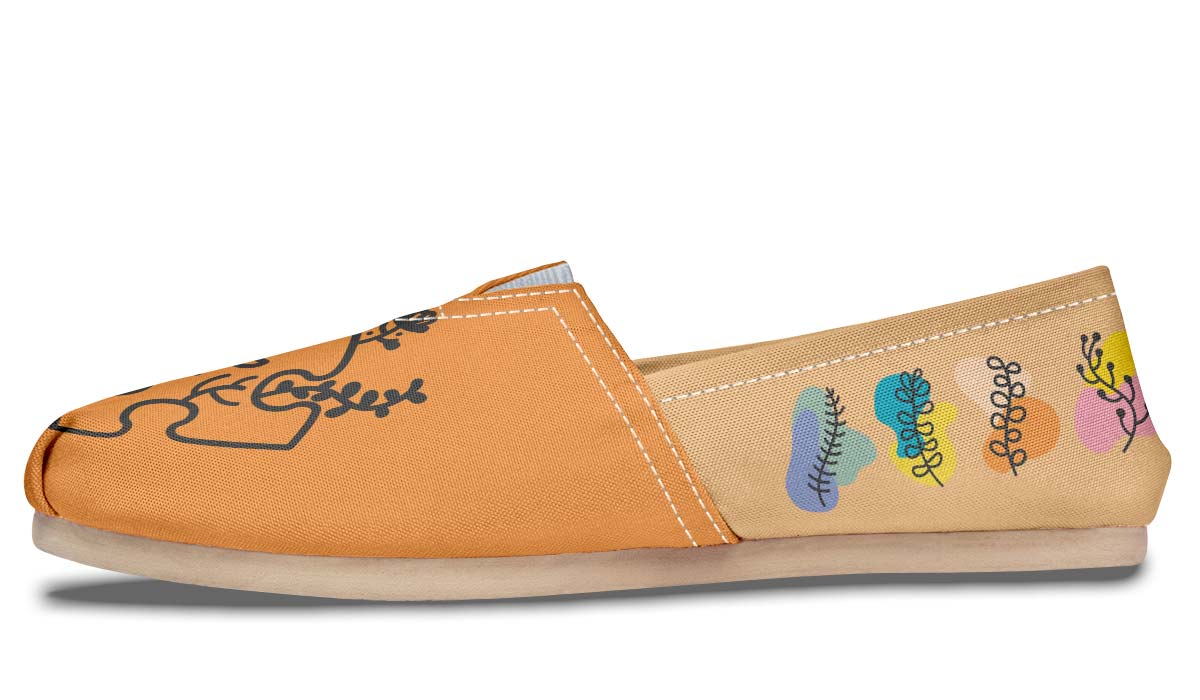 Autism Awareness Puzzle Casual Shoes