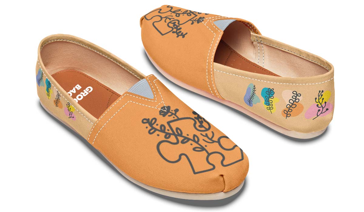 Autism Awareness Puzzle Casual Shoes