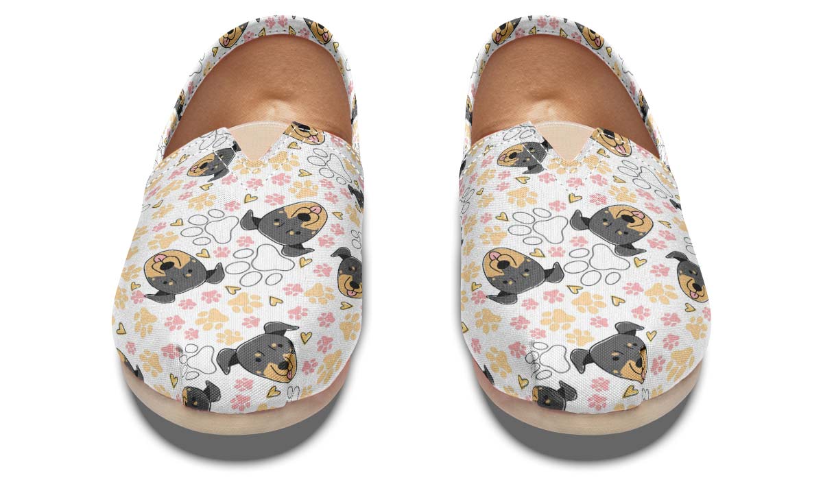 Beauceron Puppy Pattern Casual Shoes