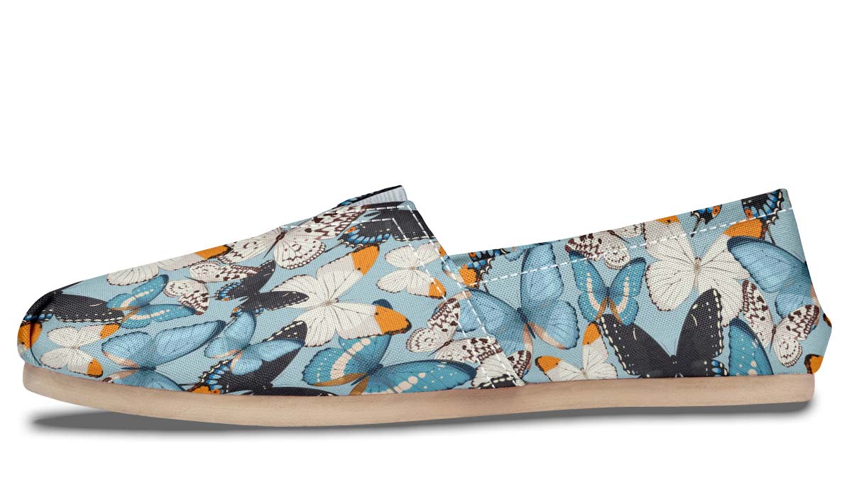 Beautiful Butterfly Pattern Casual Shoes