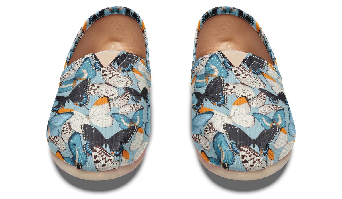 Beautiful Butterfly Pattern Casual Shoes