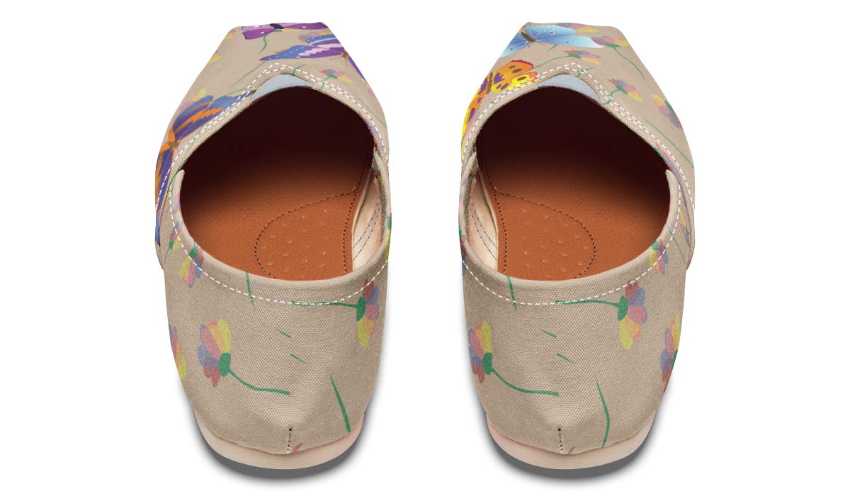 Beautiful Flying Butterflies Casual Shoes