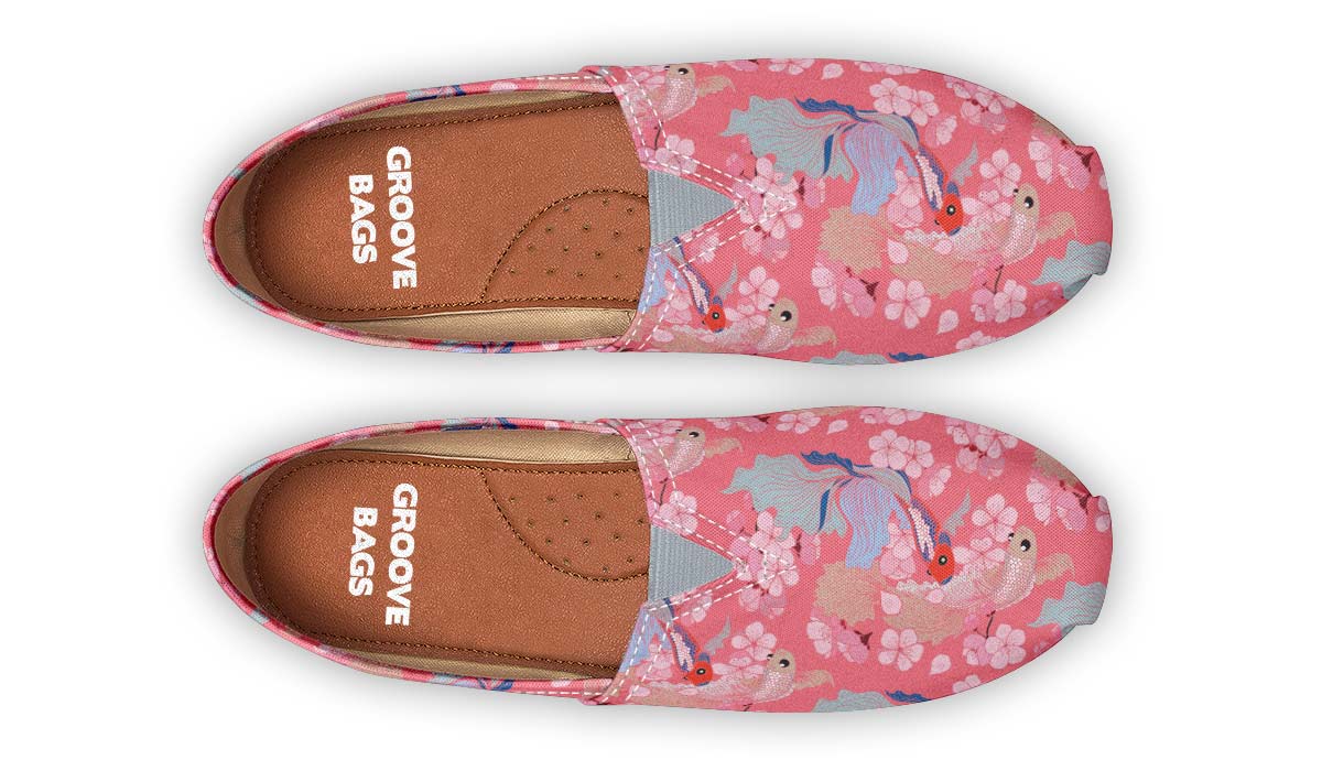 Beta Fish Pattern Casual Shoes