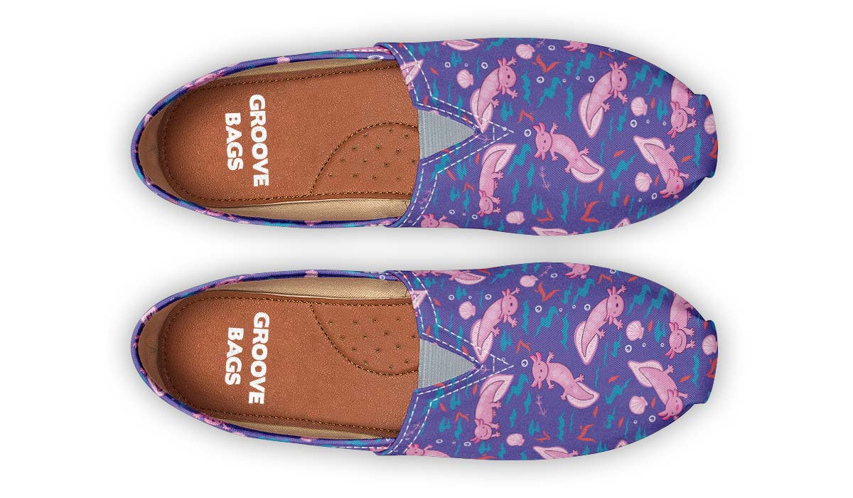 Cartoon Axolotl Casual Shoes