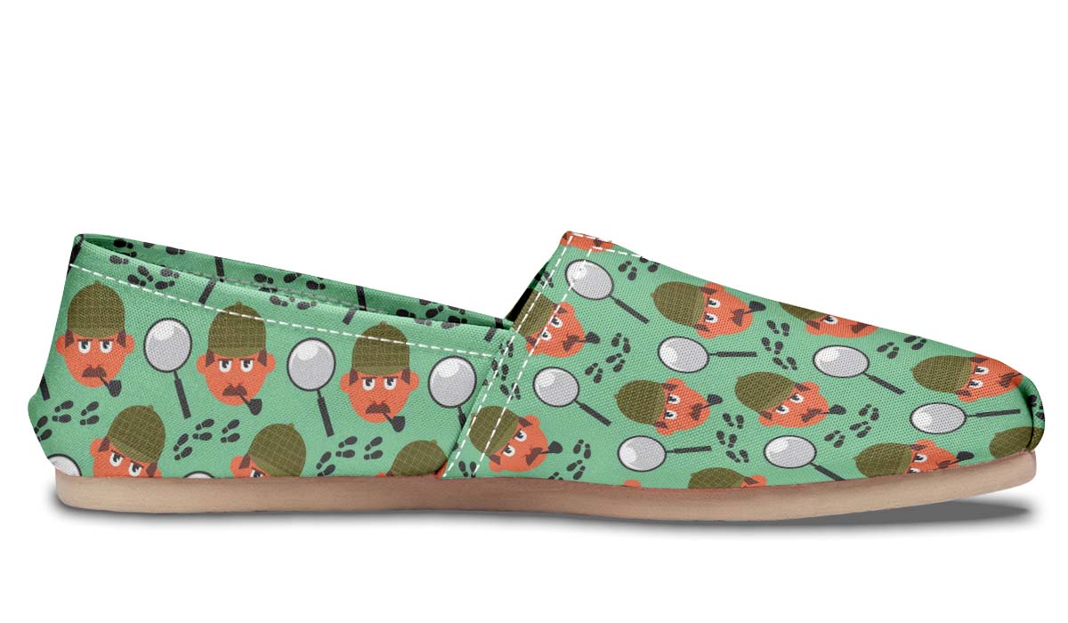 Cartoon Detective Casual Shoes