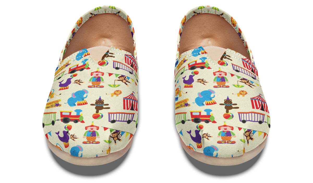 Circus Pattern Casual Shoes
