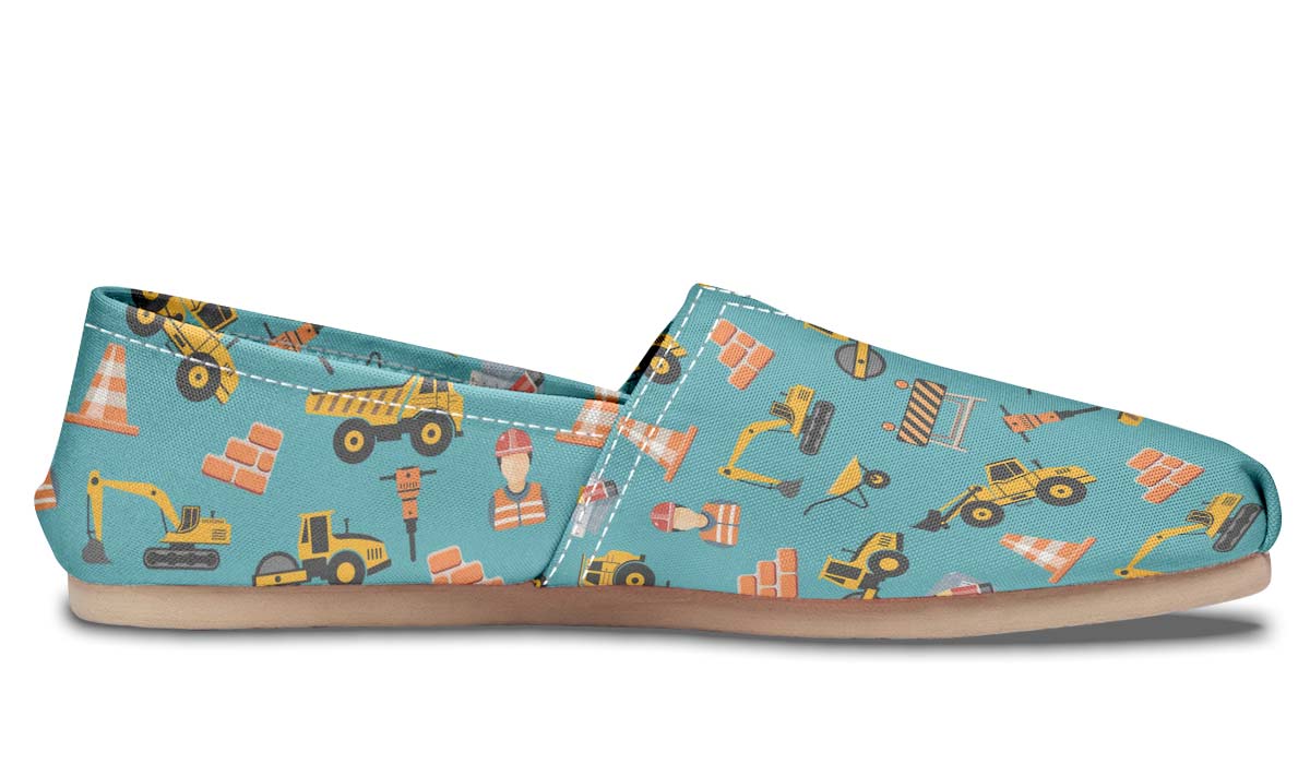 Construction Pattern Casual Shoes