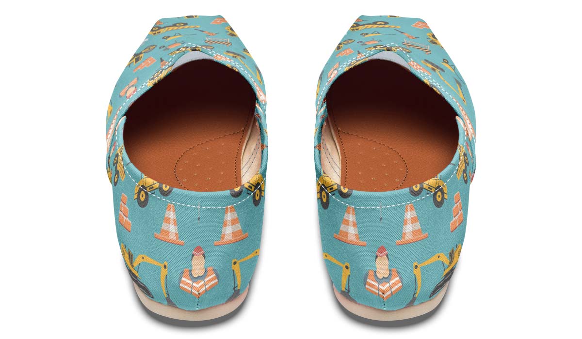 Construction Pattern Casual Shoes