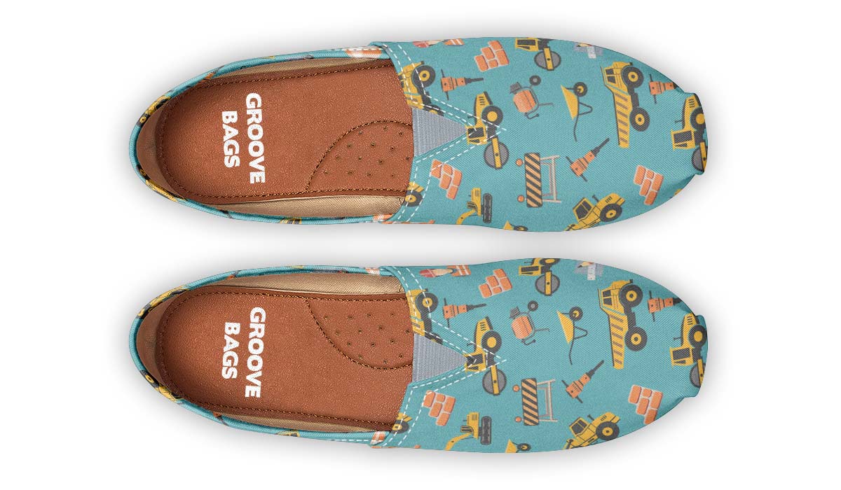 Construction Pattern Casual Shoes