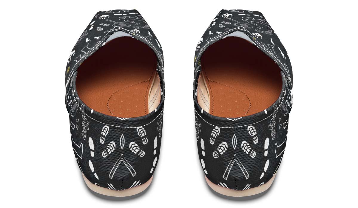 Crime Scene Pattern Casual Shoes