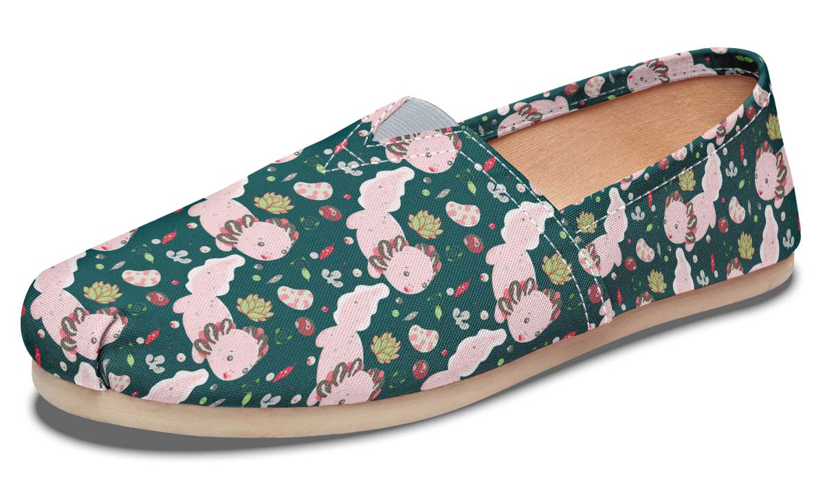 Cute Axolotl Pattern Casual Shoes