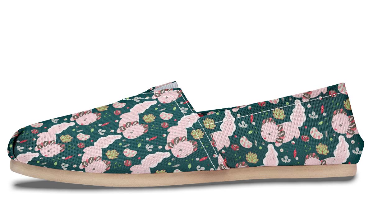 Cute Axolotl Pattern Casual Shoes