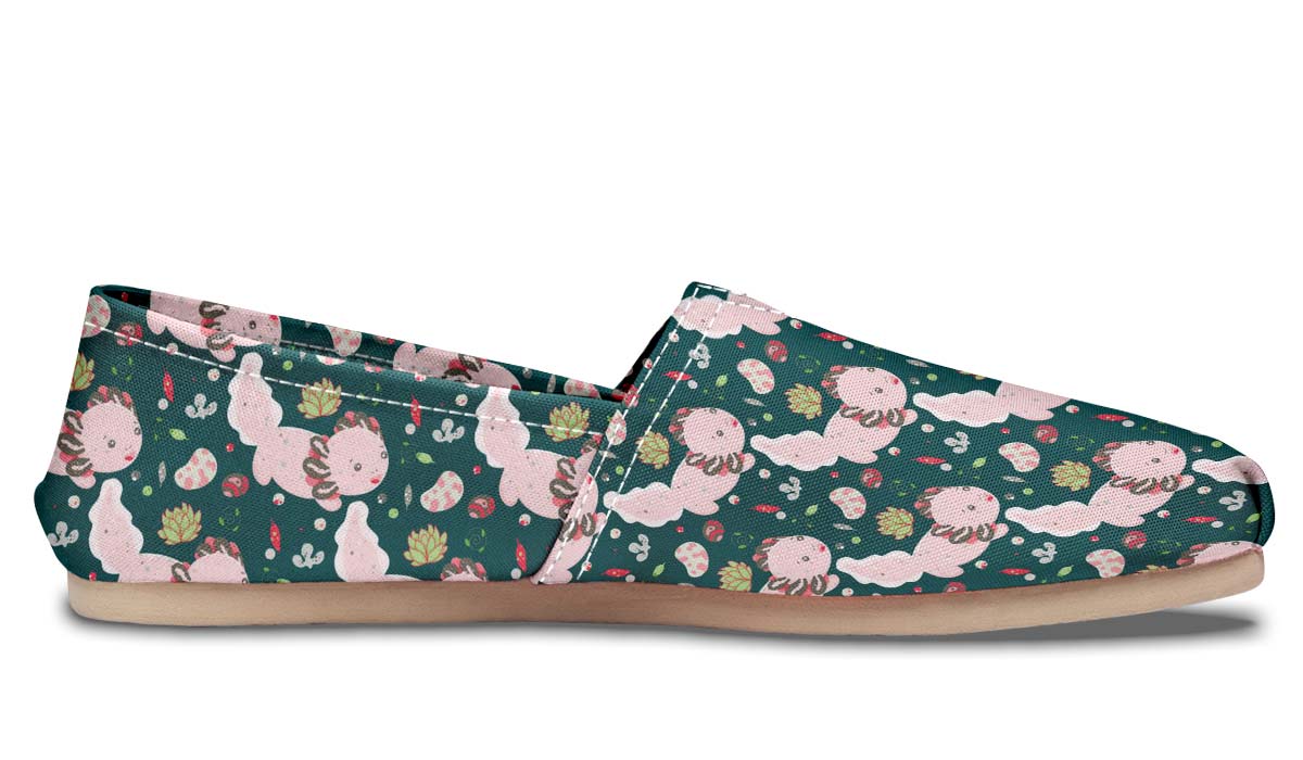Cute Axolotl Pattern Casual Shoes