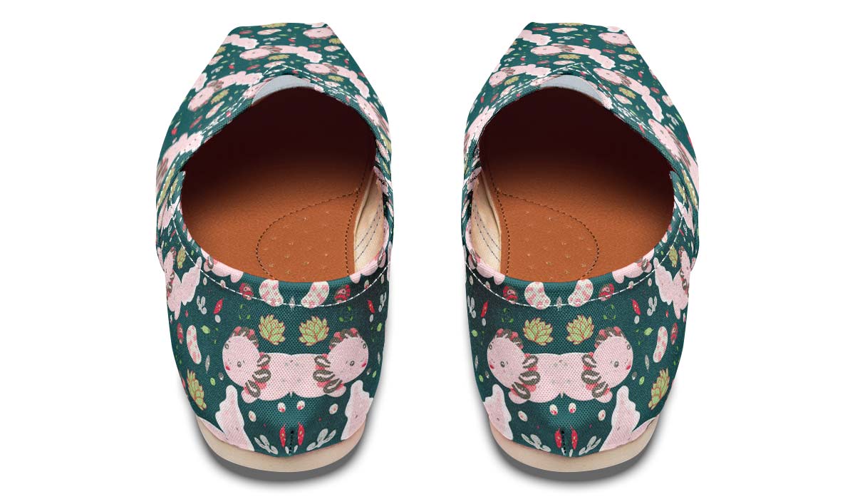 Cute Axolotl Pattern Casual Shoes