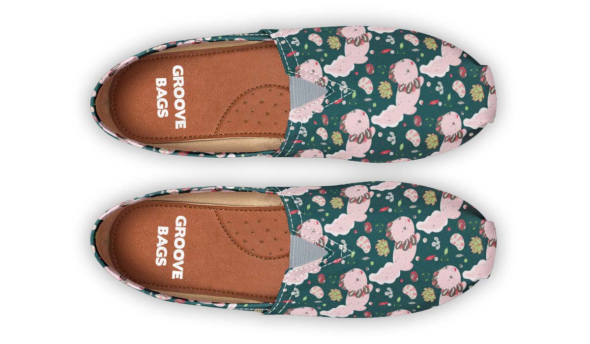 Cute Axolotl Pattern Casual Shoes