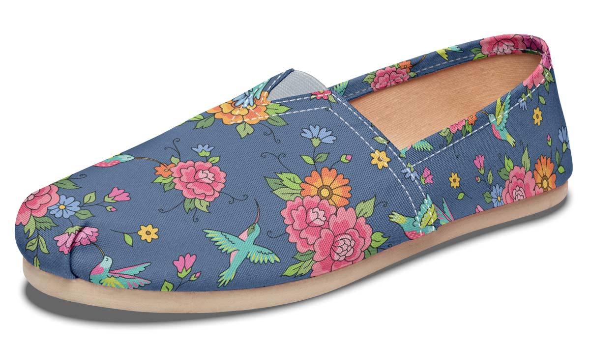 Cute Hummingbirds Pattern Casual Shoes