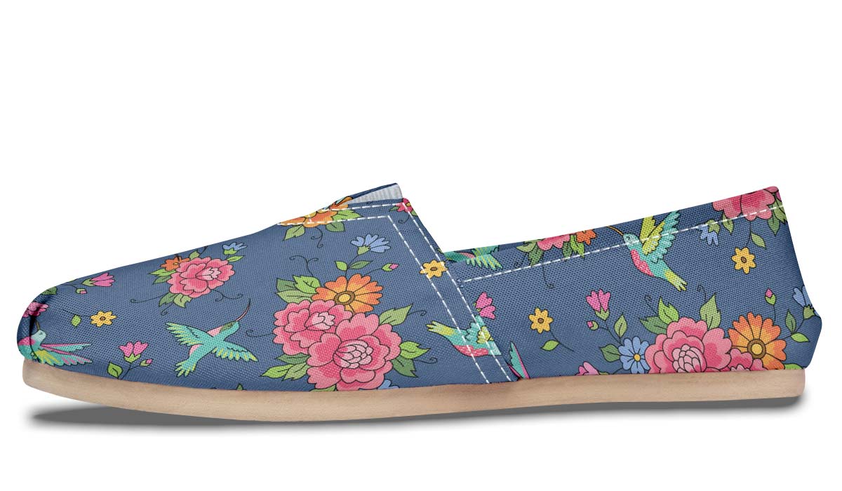 Cute Hummingbirds Pattern Casual Shoes