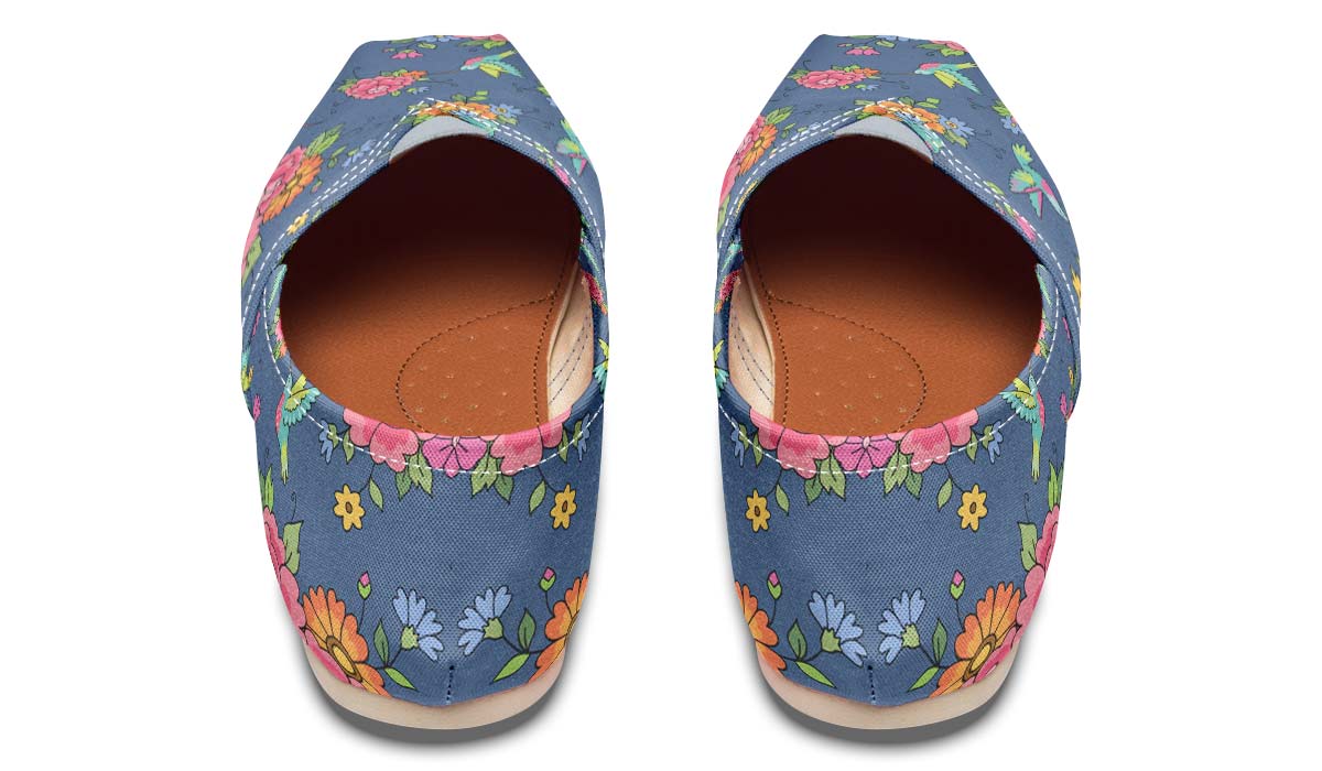 Cute Hummingbirds Pattern Casual Shoes