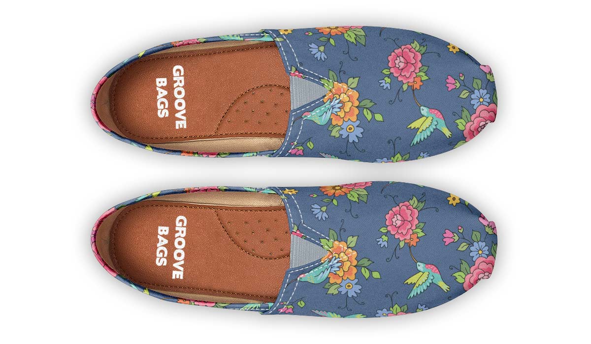 Cute Hummingbirds Pattern Casual Shoes