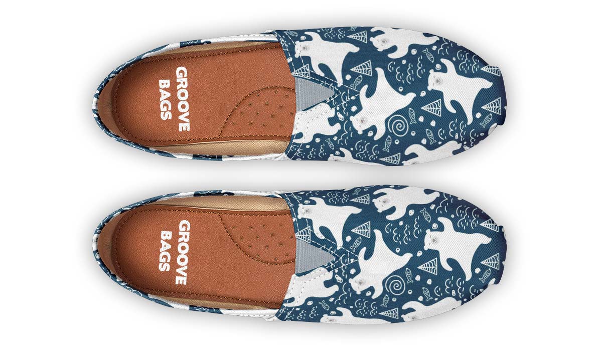 Cute Polar Bears Casual Shoes