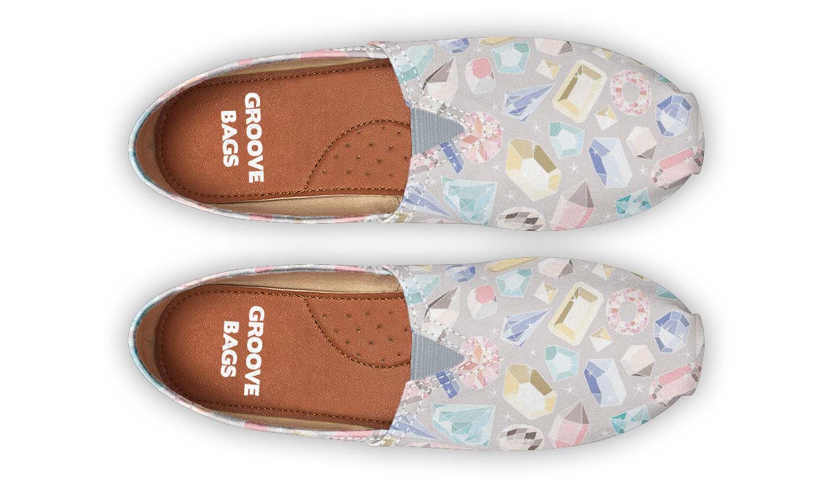 Diamond Pattern Casual Shoes