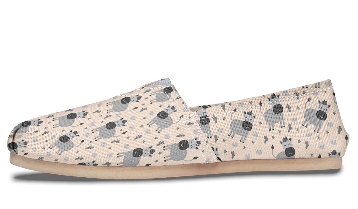 Donkey Pattern Casual Shoes