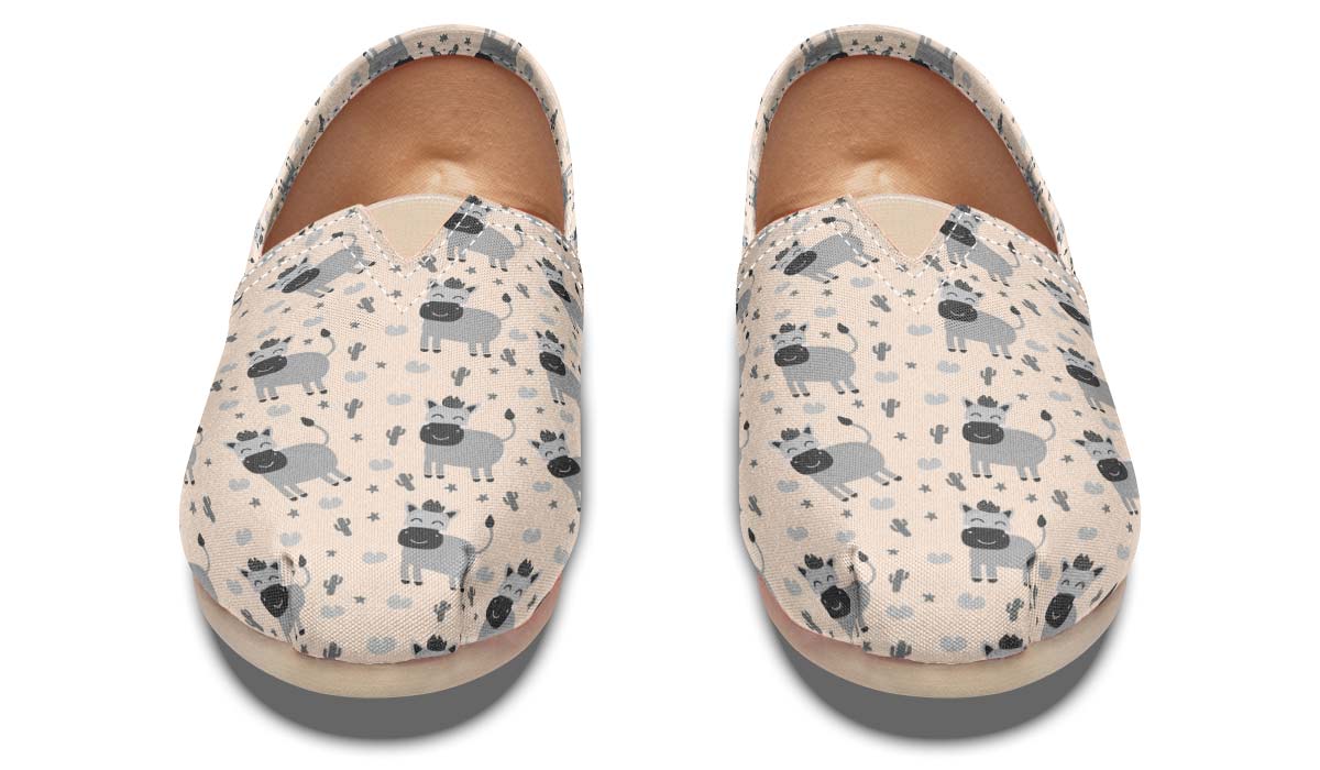 Donkey Pattern Casual Shoes