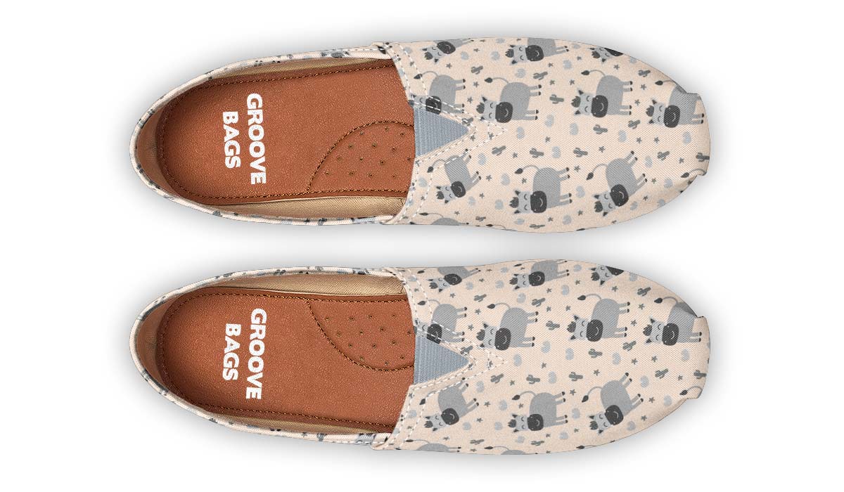 Donkey Pattern Casual Shoes