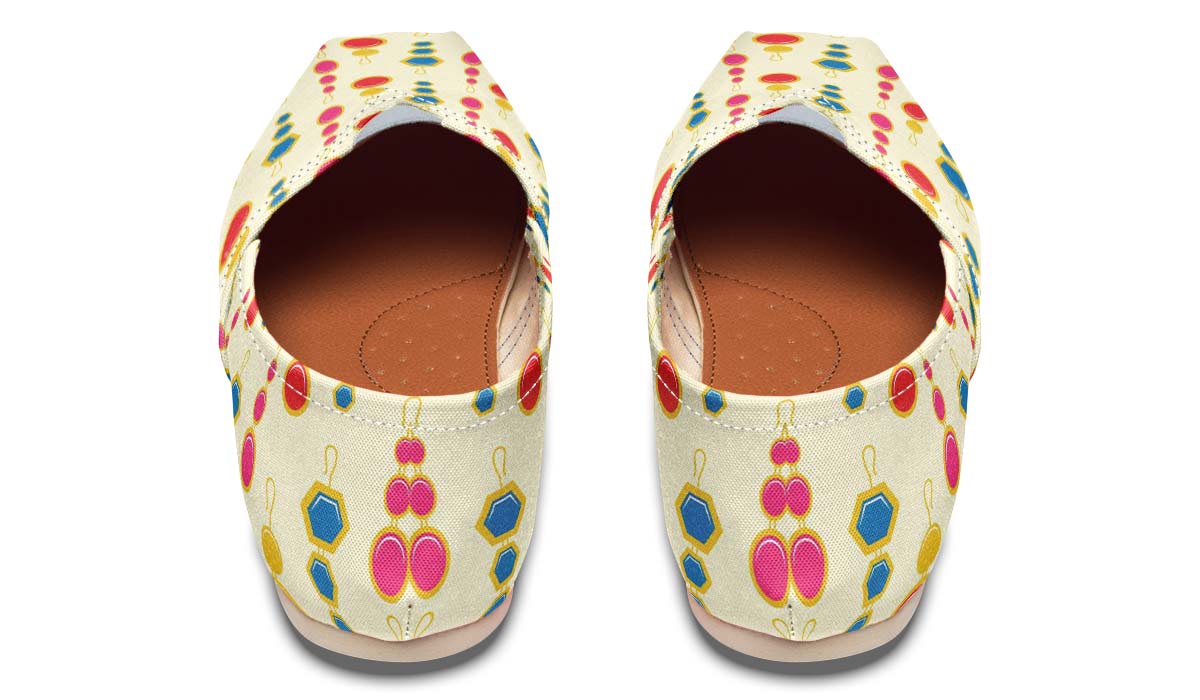 Earrings Pattern Casual Shoes