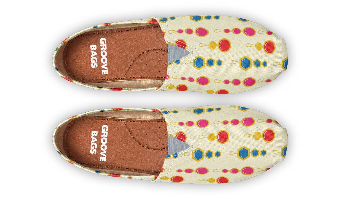 Earrings Pattern Casual Shoes