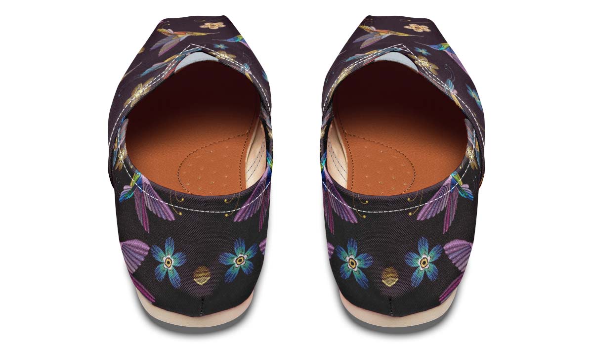 Embroidery Humingbirds Casual Shoes