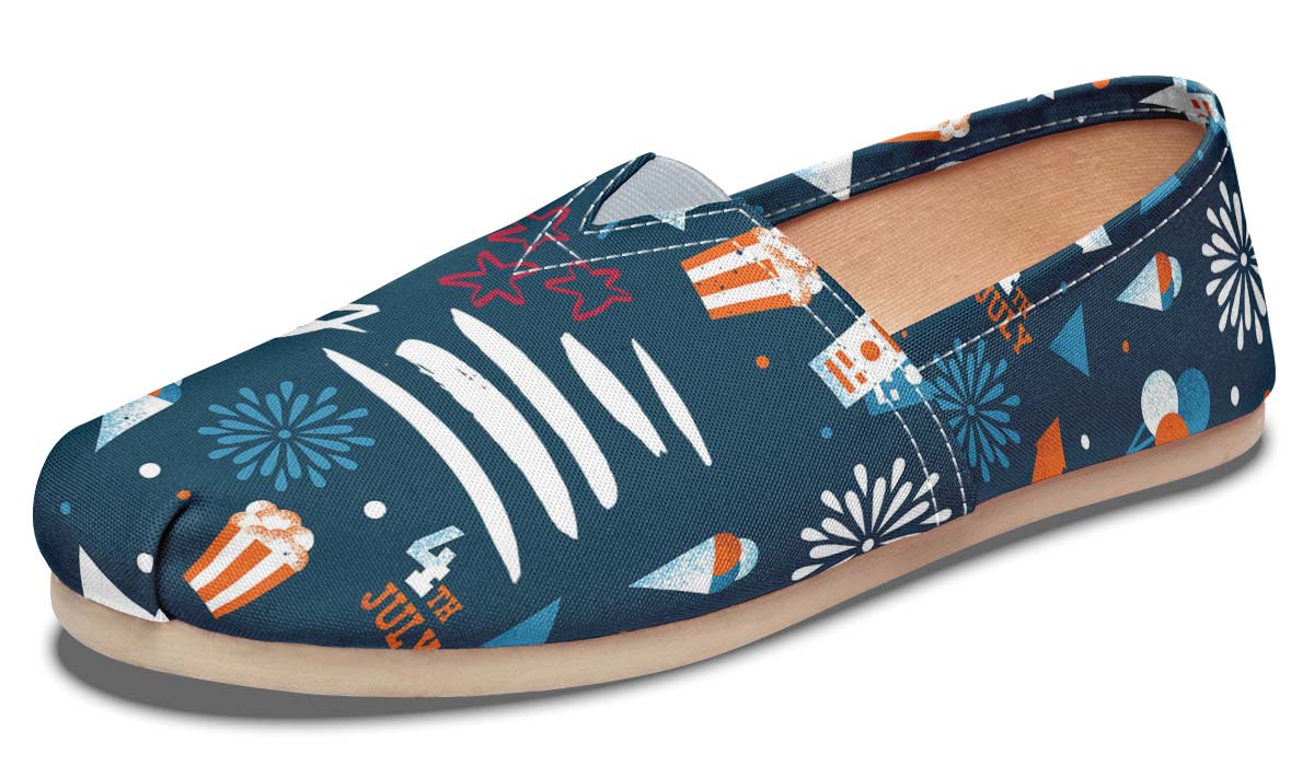 Festive Fourthof July Casual Shoes