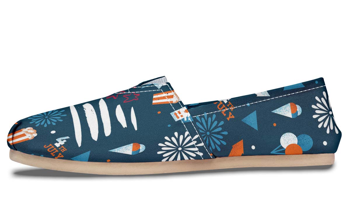 Festive Fourthof July Casual Shoes