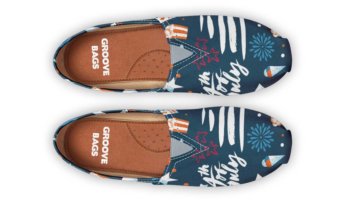 Festive Fourthof July Casual Shoes