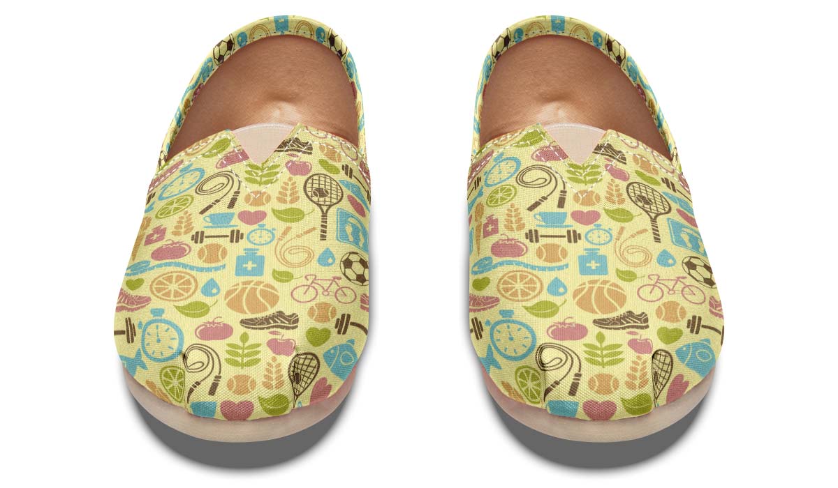 Fitness Training Pattern Casual Shoes