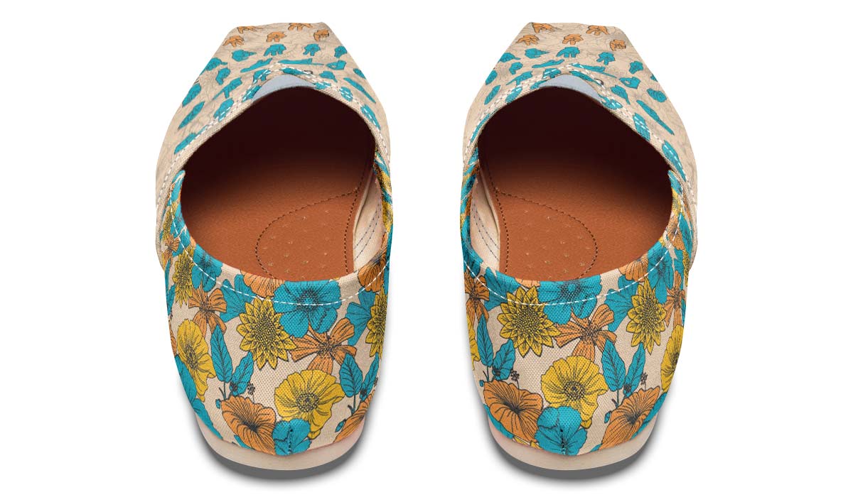Floral A S L Alphabet Casual Shoes
