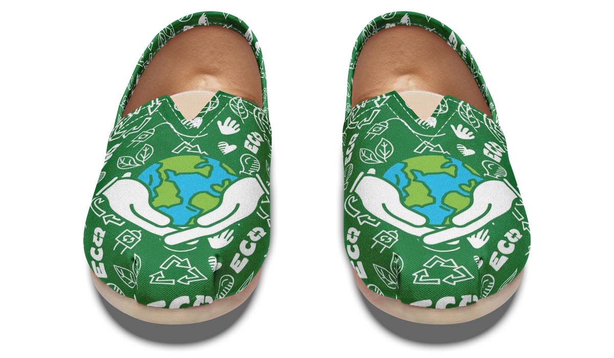 Green New World Casual Shoes