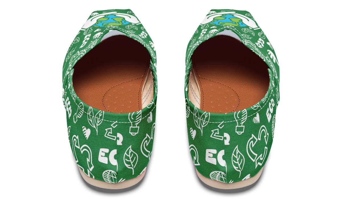 Green New World Casual Shoes