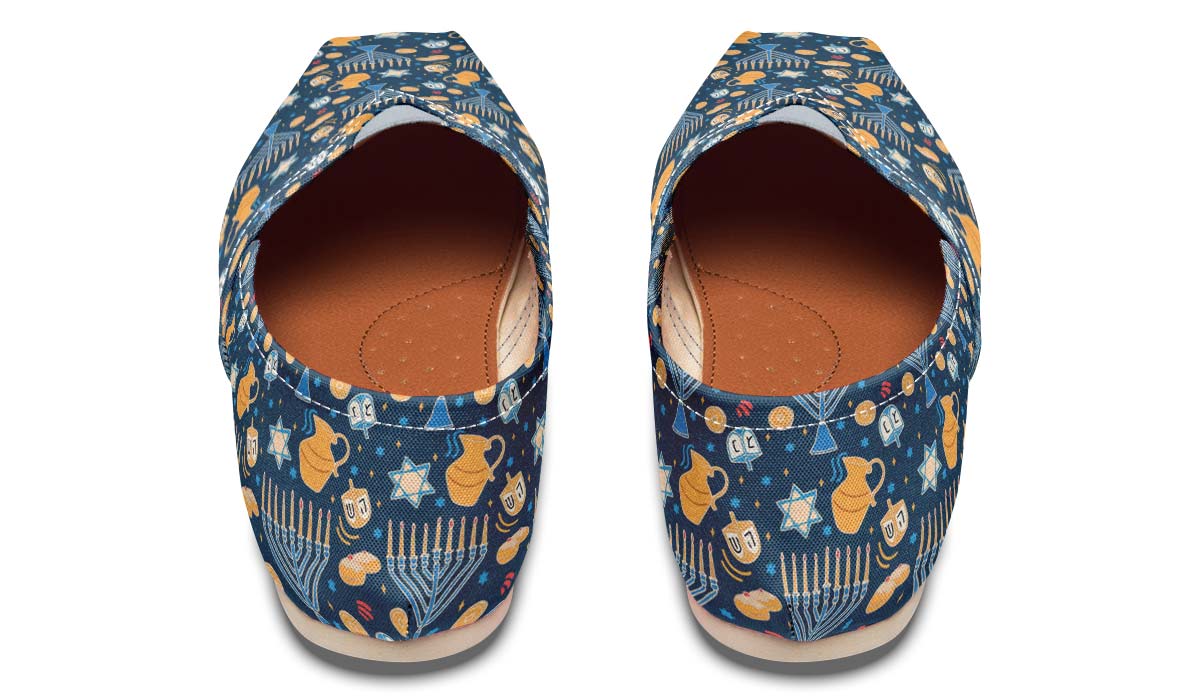 Hanukkah Pattern Casual Shoes