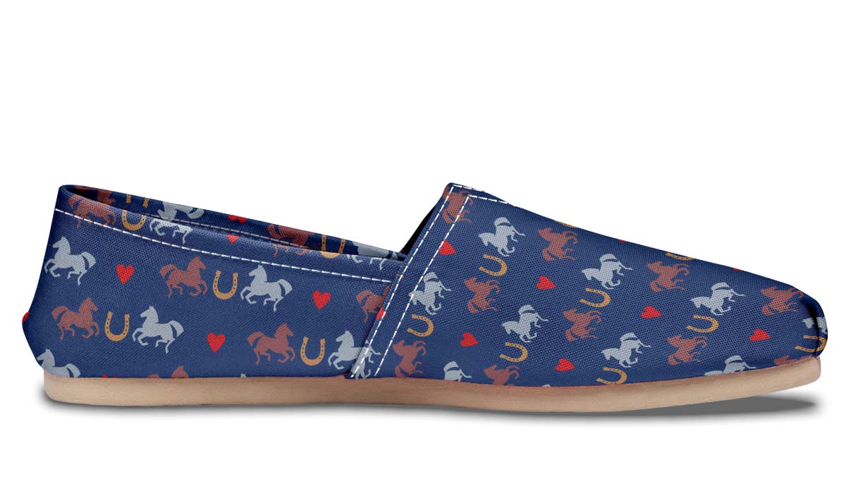 I Love Horse Racing Casual Shoes