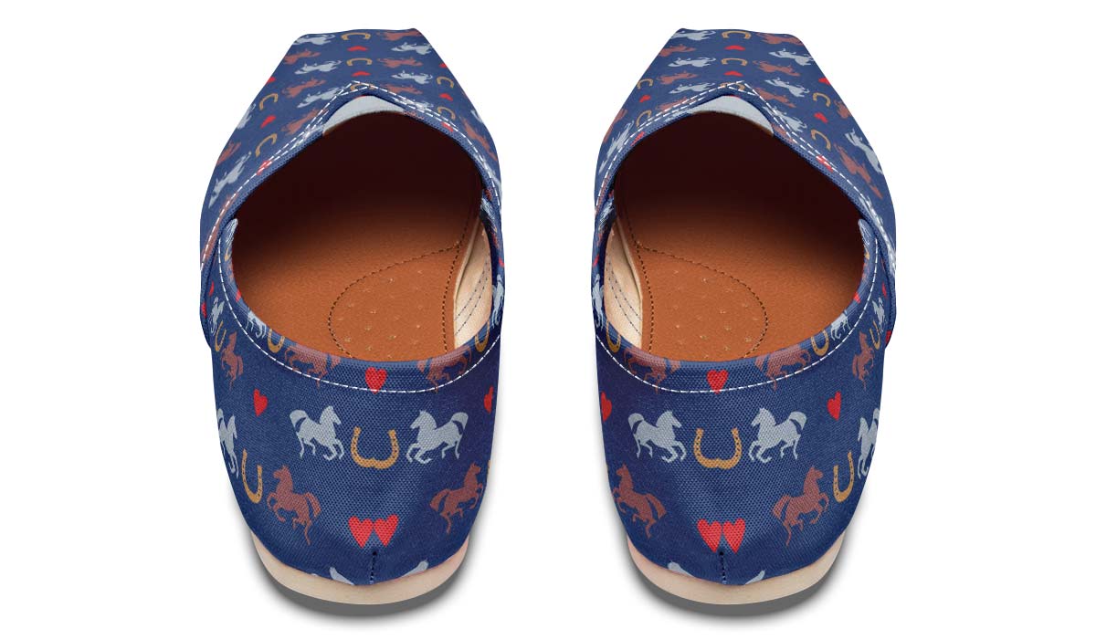 I Love Horse Racing Casual Shoes