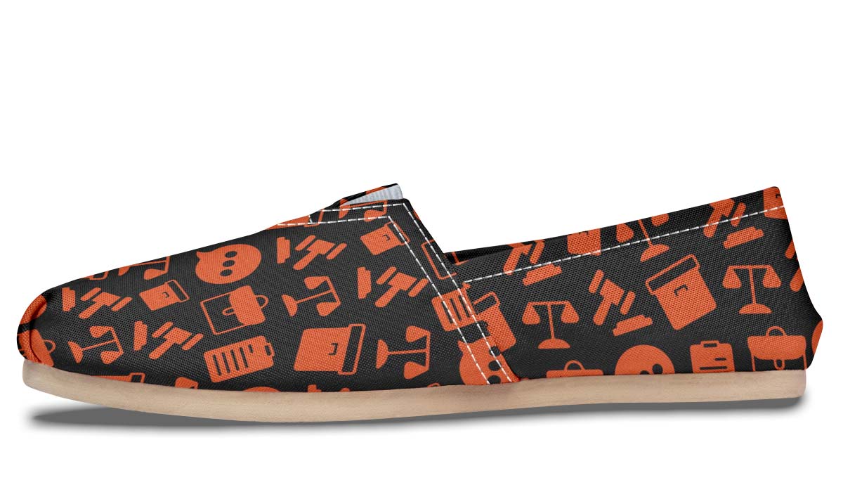Legal Services Pattern Casual Shoes
