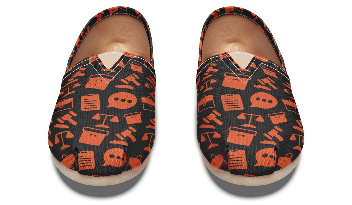Legal Services Pattern Casual Shoes
