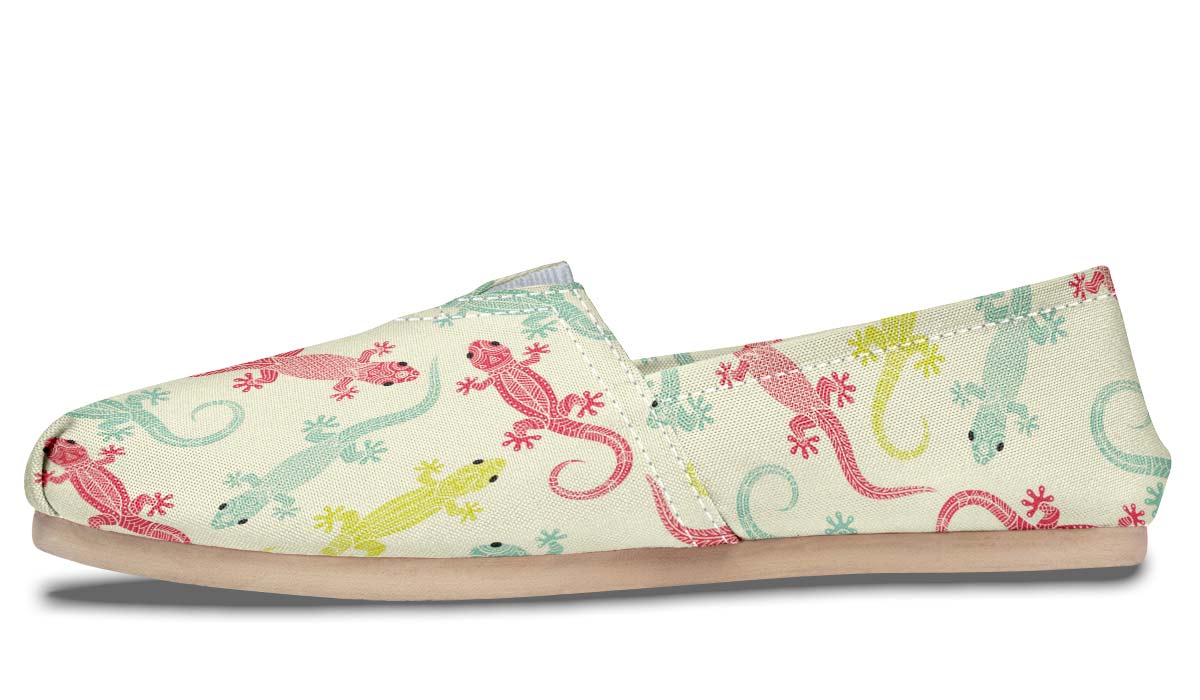 Lizard Pattern Casual Shoes