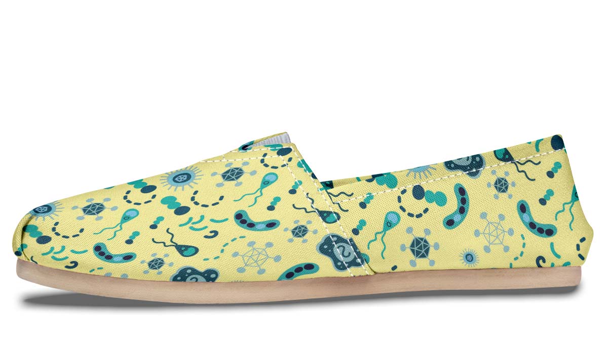Microbiology Pattern Casual Shoes